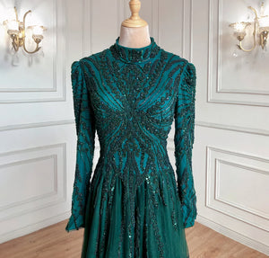 Janna Beaded Evening Gown