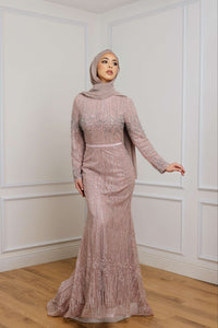 Luxe Collection Long Sleeve Hijabi Evening Gowns Hayaniq Luxe Collection Long Sleeve Hijabi Evening Gowns Hayaniq