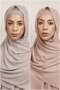 Modest Queen Chiffon Hijab Set Bundle